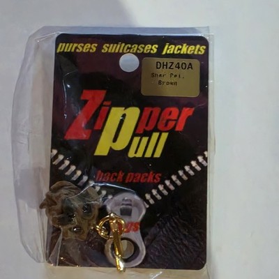 Conversation Concepts Vintage 0.5'' Brown Shar-Pei Zipper Pull Charm