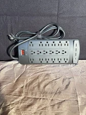 18 Outlets Surge Protector Power Strip - 6 Feet Flat Plug Heavy Duty Extension C