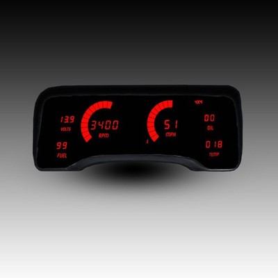 Intellitronix Red LED Digital Gauge Cluster Set For 97-2001 Jeep XJ