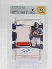 JUSTIN FIELDS 2021 NATIONAL TREASURES RPA ROOKIE RC AUTO /99 BGS 9 Q1496