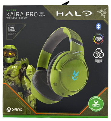 NEW HALO Edition Razer Kaira Pro Xbox Wireless Headset BT 5.0 RZ0403470200R3M1