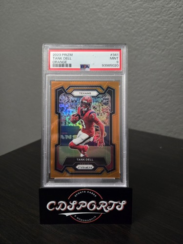 2023 PRIZM TANK DELL ORANGE /249 PSA 9 💯💣💯 - Picture 1 of 5