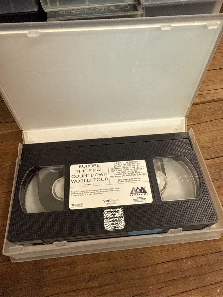 Europe – The Final Countdown World Tour VHS 1987 - Bild 3 von 3