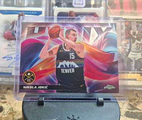 2025-26 Topps Chrome Update Nikola Jokic Helix SSP Case Hit