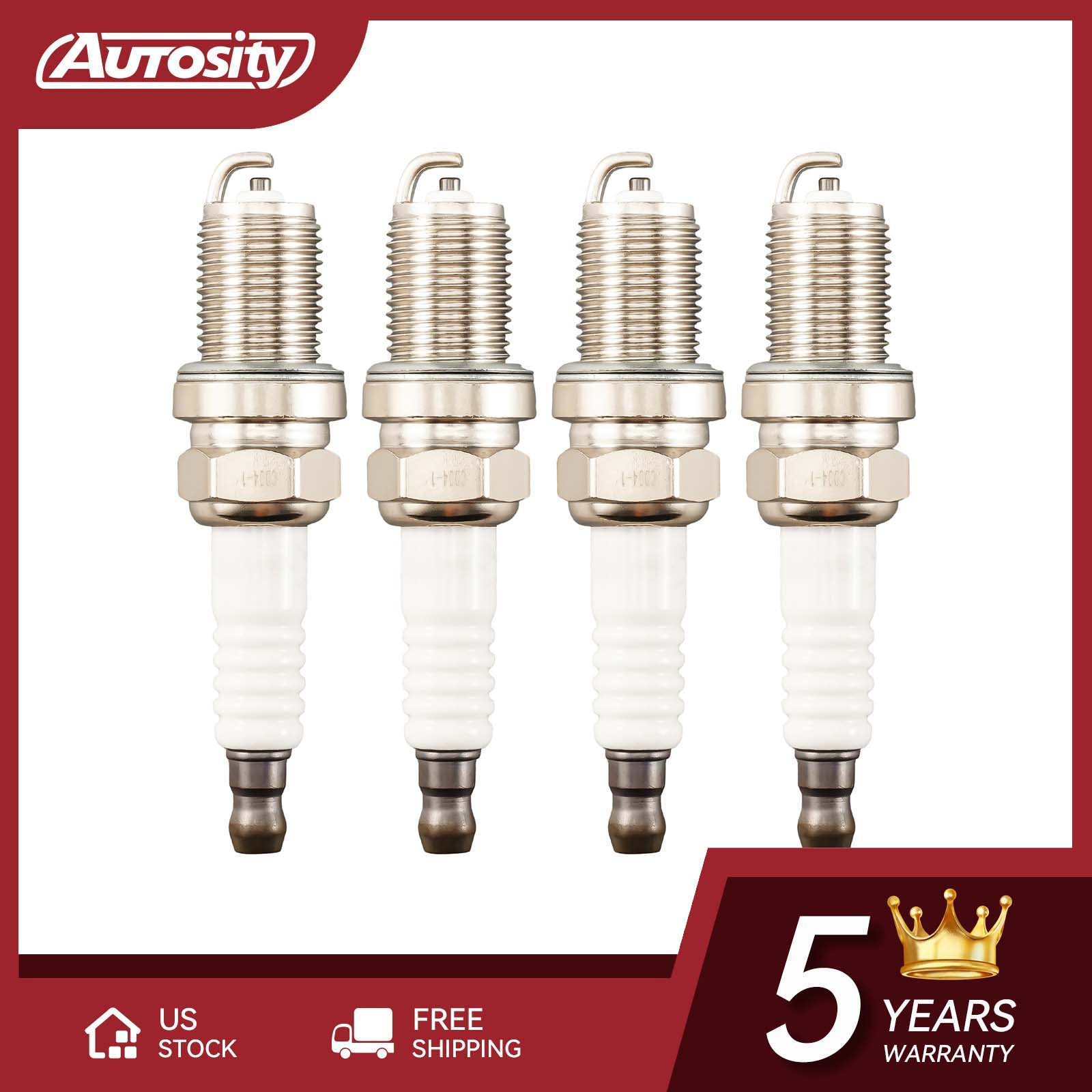 For 2002-2006 Mini Cooper 2001-2005 BMW 325i Copper Spark Plug 6962 Set of 4