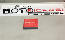 LIBRETTO USO E MANUTENZIONE DUCATI MONSTER 696 2008  2014