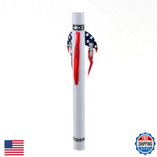 Bohning Blazer QuikFletch American Flag 6 pk, White - Easy Install Fletching