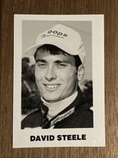 Vintage Race Car Driver Small Press Photo, David Steele Vintage Race Car Driver Small Press Photo, David Steele