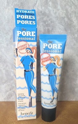Benefit The pore-fessional hydrate primer Full Size 0.75oz/22.0ml NIB 