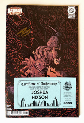 SIGNED Absolute Batman Ark M Special #1 Hixson NM Skroce cover Snyder 1st print