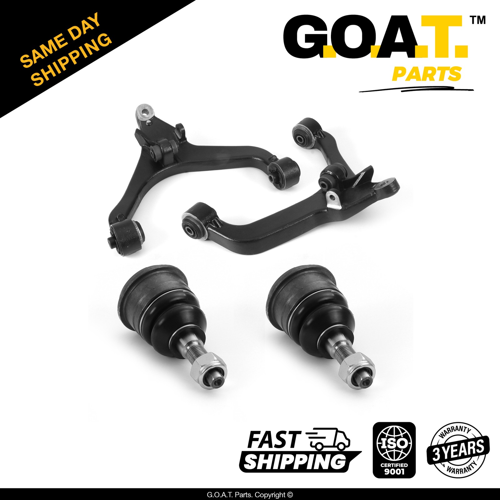Front Lower Control Arm & Front Lower Ball Joint Kit for 2002-2007 Jeep Liberty