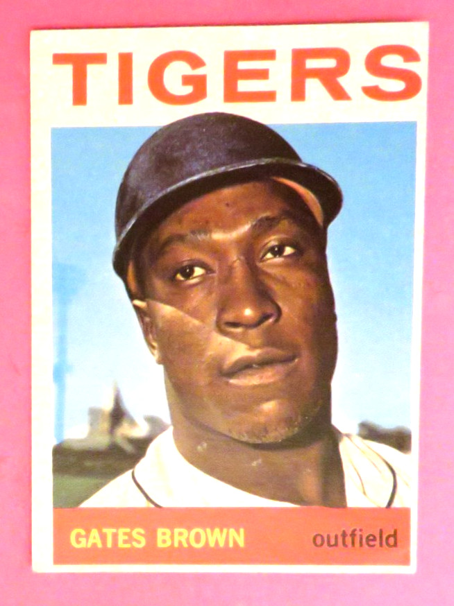 1964 Topps. Detroit Tigers - GATES BROWN #471