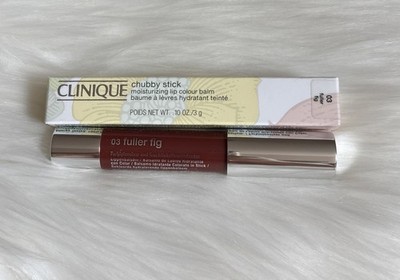 Clinique Chubby Stick Moisturizing Lip Colour Balm~ 03 FULLER FIG ~ 0.1oz/3g NIB