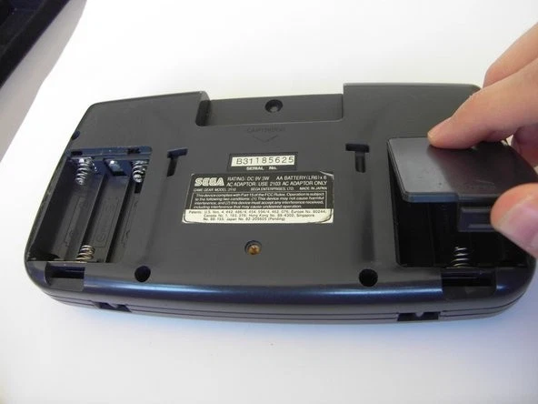 Sega Game Gear Console Battery Cover Set Left & Right Sega Gamegear