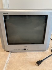 RCA TruFlat 14F512T 14  CRT TV Retro Gaming TESTED - WORKING  No Remote