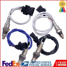 Set of 4 Oxygen Sensor for Maserati Ghibli Quattroporte 2014-2017 3.0L V6 Turbo