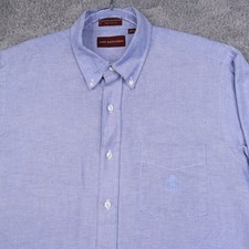 Vintage CHAPS Ralph Lauren Shirt 16.5 32-33 Button Down Oxford USA OCBD 80's