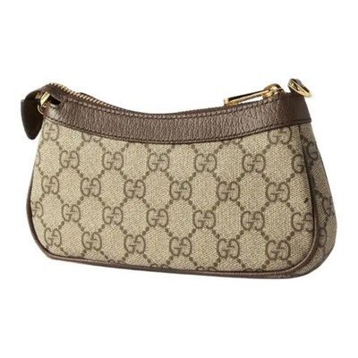 Gucci Ophidia Double G Logo Zipper Mahjong Bag Underarm Bag