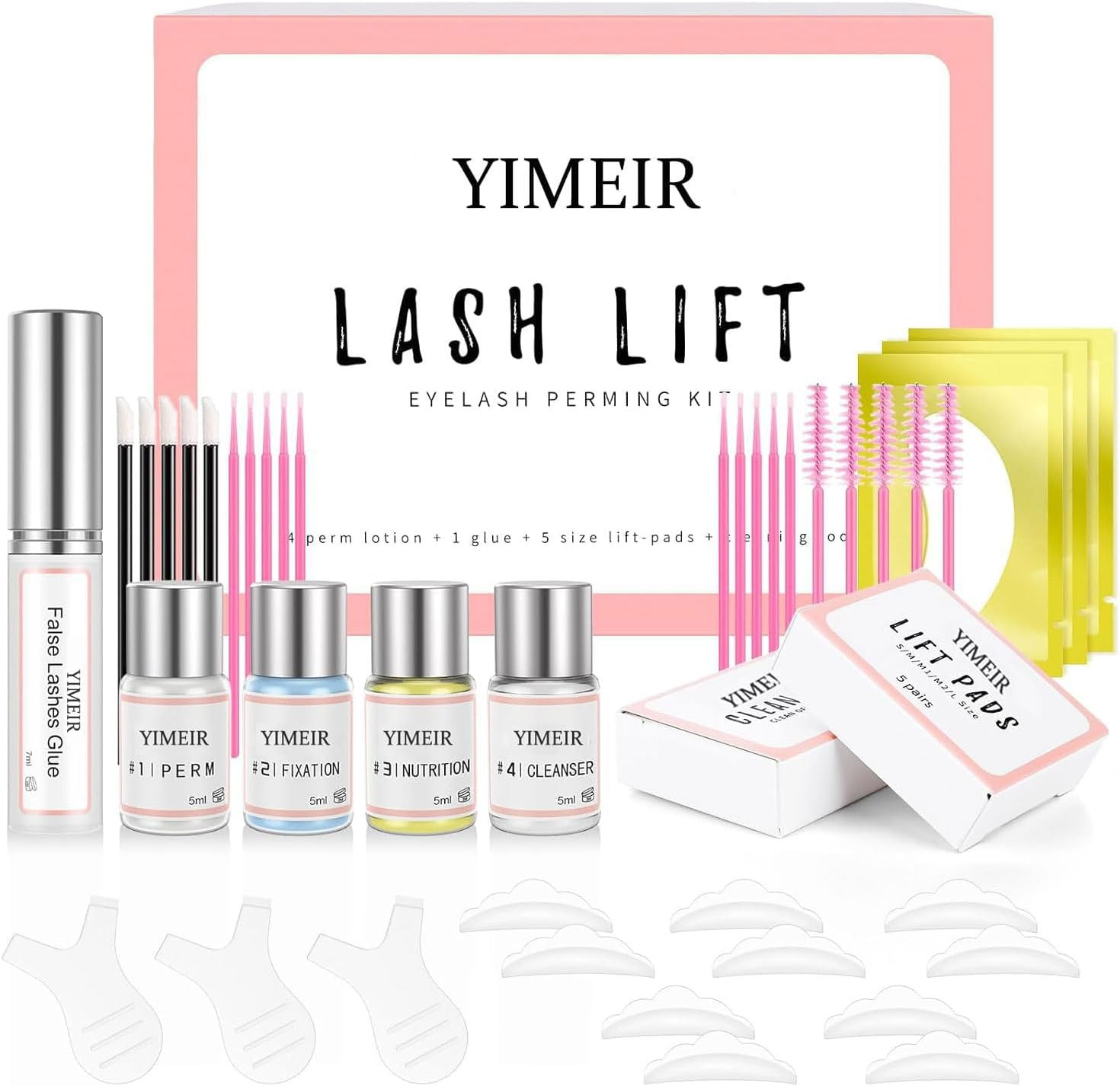 Lash Lift Kit Premium - Permanente Ciglia Vegana e Nutriente