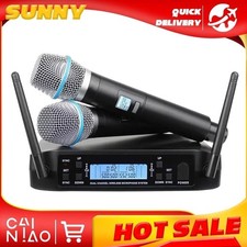 GLXD4 Vocal Dual Channel Wireless Microphone System UHF Handheld Cordless Shure