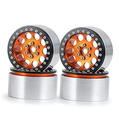  4pcs Aluminum Alloy 2.2'' RC Beadlock Wheels Rims 35mm for Axail Wraith RR10 