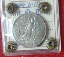 REGNO D ' ITALIA 2 Lire 1911 Cinquantenario Argento VITTORIO EMANUELE III 