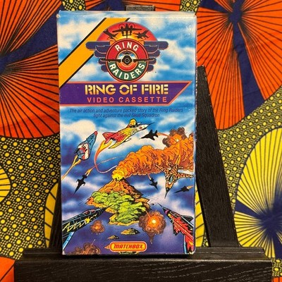 Ring Raiders Ring of Fire VHS Matchbox Animated Video Cassette 1989
