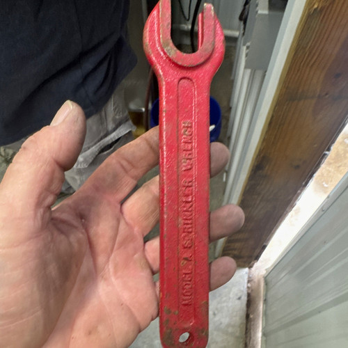 Standard Fire Protection Equip Co Model A Sprinkler Wrench for Sprinkler Heads