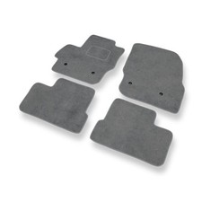 Tapis de sol en velour pour Mazda 3 II Hayon, Berline (2009-2014) Gris