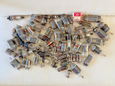 Vintage Vacuum Tube Lot 70 Mixed 9-Pin Miniature Octal Rider Substitution
