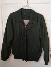 Towne By London Fog Men's Gray Sz M Full Zip Jacket