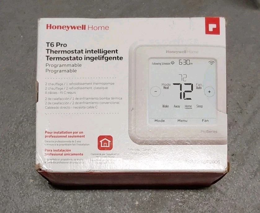 New Sealed! Honeywell TH6220WF2006 T6 Pro Smart WiFi Programmable Thermostat