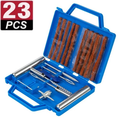 #ad #ad 23pc Tire Repair Kit DIY Flat Tire Repair Car Truck Motorcycle Home Plug Fix $12.95