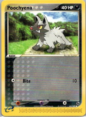 Poochyena 63/109 Ruby Sapphire NM