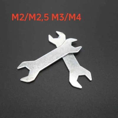 Miniatur Doppelmaulschlüssel Gabelschlüssel Größe wählbar M2/M2,5 M3/M4 Werkzeug
