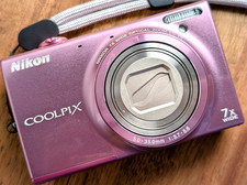 N MINT Nikon COOLPIX S6100 16.0MP Digital Camera 7x Zoom English ok Japan pink