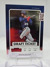 2021 Contenders Draft Ticket Byron Buxton 58/99 Red Foil #80 Minnesota Twins