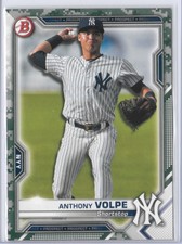 2021 Bowman - Prospects Camo Border #BP-85 Anthony Volpe (RC)