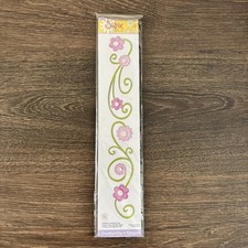 Sizzlits/Sizzix Die Cut Decorative Strip/Border FLOWERS VINES By Dena New