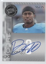 2011 Press Pass Signings Silver 55/75 Rahim Moore #PPS-RM Auto 0c6