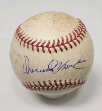 Darold Knowles Signed Autographed Game Used National League Baseball A's