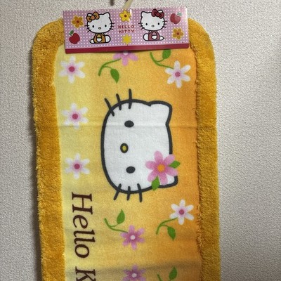 Vintage 2001 Sanrio Hello Kitty Kaohana lange Küchenmatte 117 cm (46'') selten Y2K