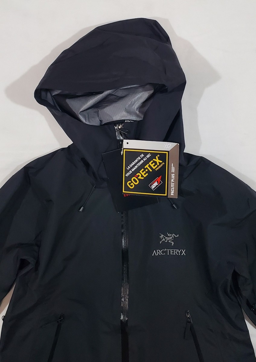 NEW ARC'TERYX ESSENTIALS Sawyer Coat Gore-Tex Black Jacket Men's