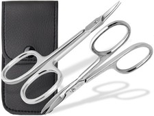 Nagelschere Hautschere Solingen Set Gebogene Scheren Fußnagelschere Etui Manikür