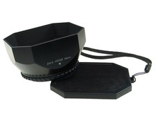 58mm Lens Hood BLACK PLASTIC SQUARE Video Shade for Sony Camcorder Camera