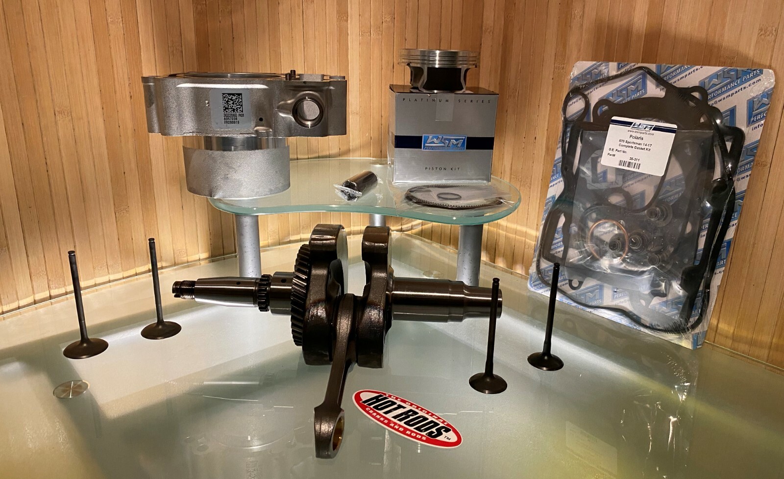 201417 POLARIS SPORTSMAN 570 ENGINE REBUILD Kit /// Cylinder + Crank