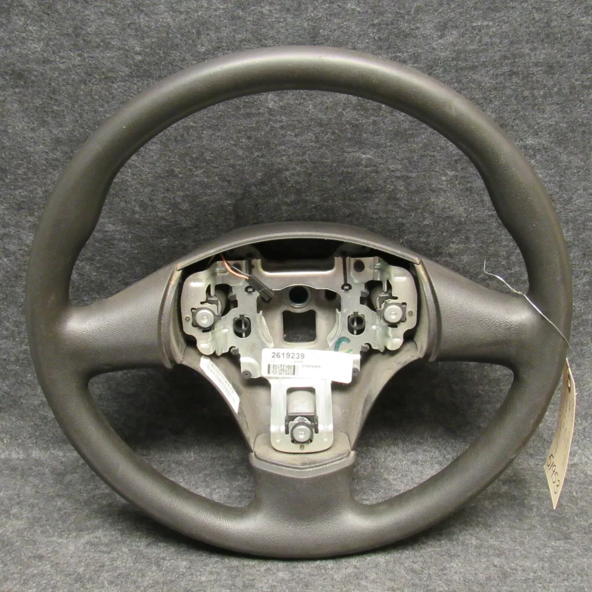 2006 2009 Pontiac G6 Steering Wheel 2619239 21999485 Ebony Rubber