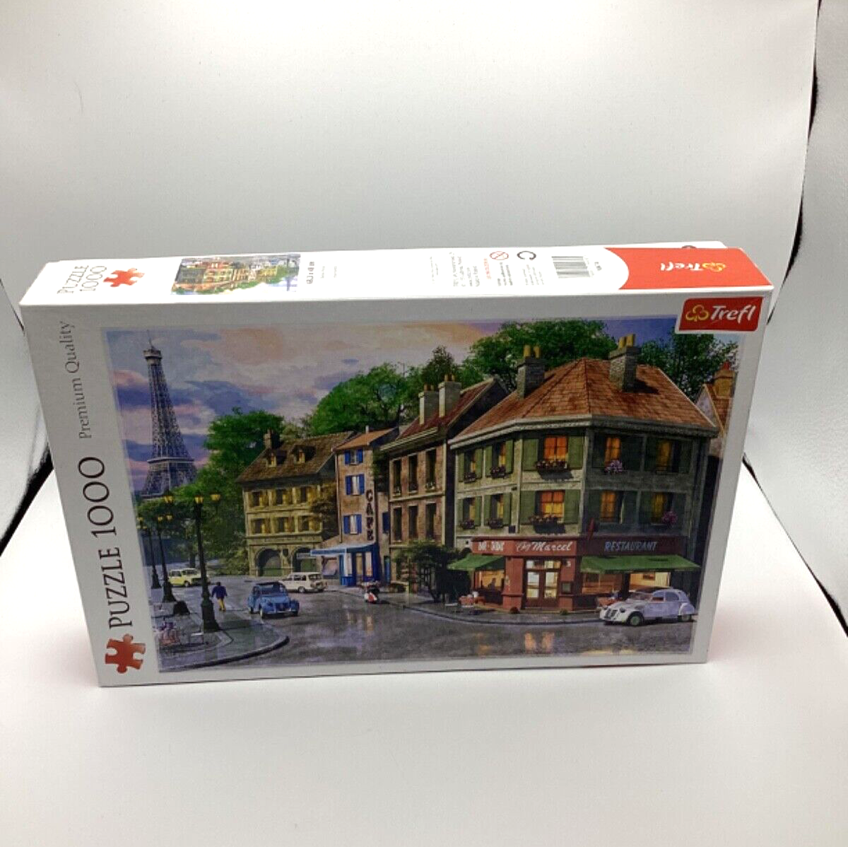 Trefl Paris Streets 1000 Piece Jigsaw Puzzle Used Complete