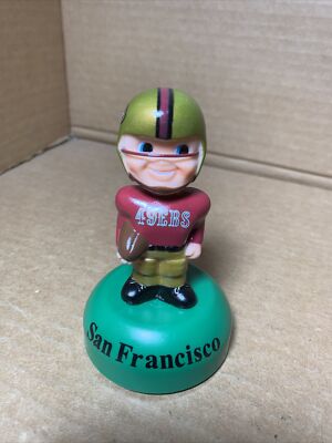 Vtg San Francisco 49ers NFL Football Logo Toy Bobber NOT WORKING 4'' Cool Display