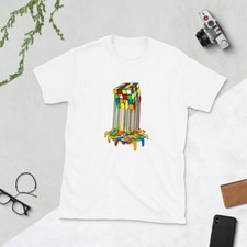 MELTING AWESOME TRENDY RUBIK RUBIC CUBE Short-Sleeve Unisex T-Shirt